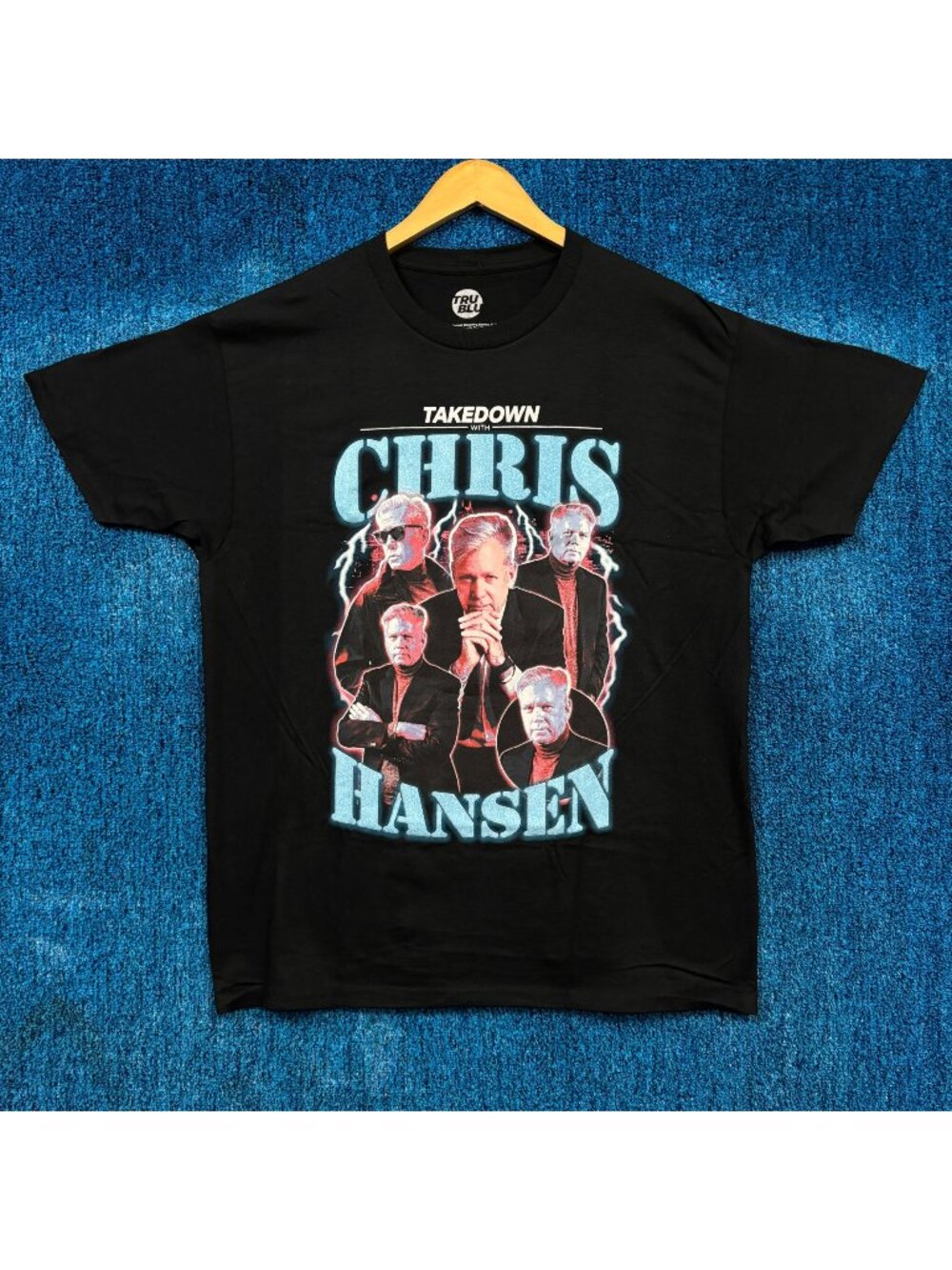 Takedown with Chris Hansen TV Host Throwback Collage Tee L